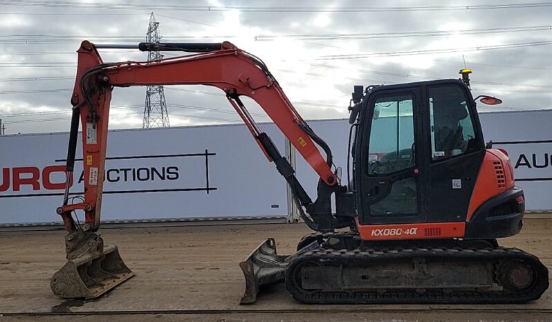 2018 Kubota KX080-4A 6 Ton+ Excavators For Auction: Leeds -27th, 28th, 29th, 30th November 24 @ 8:00am full