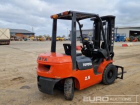 Toyota 02-7FDF25 Forklifts For Auction: Leeds -27th, 28th, 29th, 30th November 24 @ 8:00am full