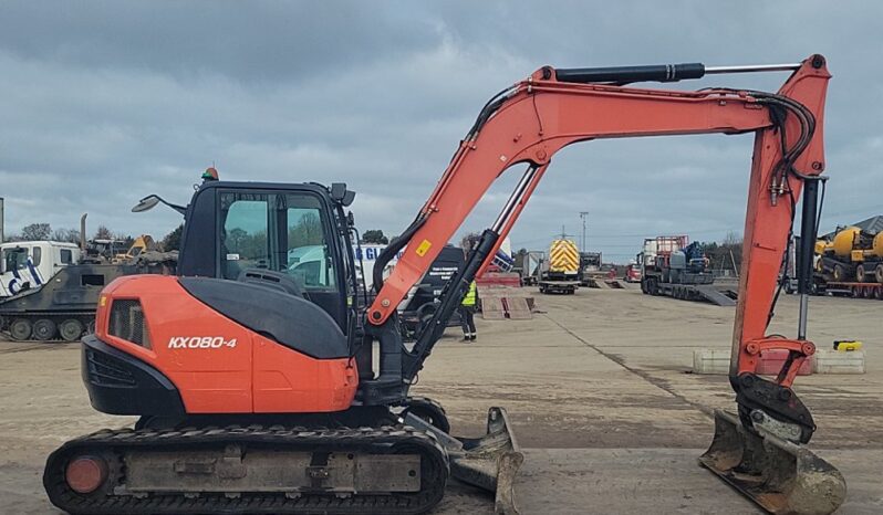 2016 Kubota KX080-4A 6 Ton+ Excavators For Auction: Leeds -27th, 28th, 29th, 30th November 24 @ 8:00am full