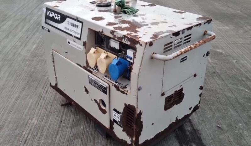 Kipor KDE5000T Generators For Auction: Leeds -27th, 28th, 29th, 30th November 24 @ 8:00am