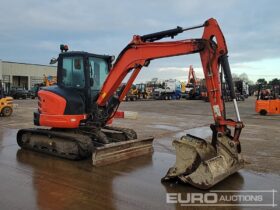 2015 Kubota U55-4 Mini Excavators For Auction: Leeds -27th, 28th, 29th, 30th November 24 @ 8:00am full