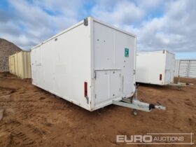 Ajc trailers Twin Axle 20′ x 7′ Welfare Unit (Locked, No Key) (Cannot Be Reconsigned) Containers For Auction: Leeds -27th, 28th, 29th, 30th November 24 @ 8:00am full