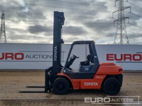 2012 Toyota 50-5FD700 Forklifts For Auction: Leeds -27th, 28th, 29th, 30th November 24 @ 8:00am full