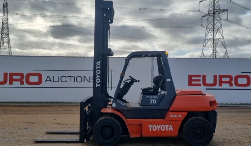 2012 Toyota 50-5FD700 Forklifts For Auction: Leeds -27th, 28th, 29th, 30th November 24 @ 8:00am full