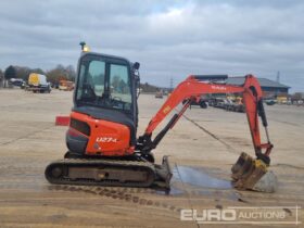 2015 Kubota U27-4 Mini Excavators For Auction: Leeds -27th, 28th, 29th, 30th November 24 @ 8:00am full