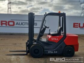 Still Diesel Forklift, 3 Stage Free Lift Mast, Side Shift, Forks Forklifts For Auction: Leeds -27th, 28th, 29th, 30th November 24 @ 8:00am full