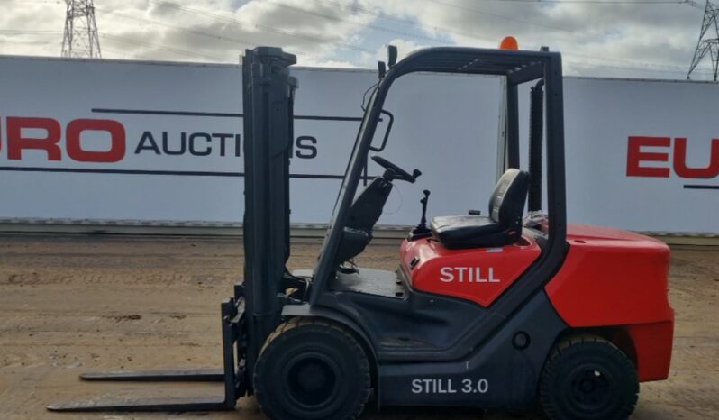 Still Diesel Forklift, 3 Stage Free Lift Mast, Side Shift, Forks Forklifts For Auction: Leeds -27th, 28th, 29th, 30th November 24 @ 8:00am full