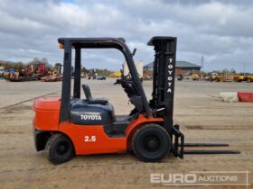 Toyota 02-7FDF25 Forklifts For Auction: Leeds -27th, 28th, 29th, 30th November 24 @ 8:00am full