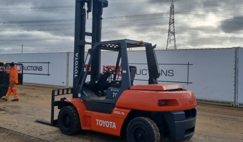 2012 Toyota 50-5FD700 Forklifts For Auction: Leeds -27th, 28th, 29th, 30th November 24 @ 8:00am full