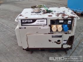 Kipor KDE5000T Generators For Auction: Leeds -27th, 28th, 29th, 30th November 24 @ 8:00am full