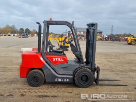 Still Diesel Forklift, 3 Stage Free Lift Mast, Side Shift, Forks Forklifts For Auction: Leeds -27th, 28th, 29th, 30th November 24 @ 8:00am full