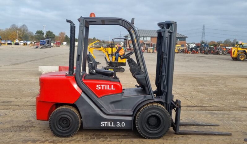 Still Diesel Forklift, 3 Stage Free Lift Mast, Side Shift, Forks Forklifts For Auction: Leeds -27th, 28th, 29th, 30th November 24 @ 8:00am full