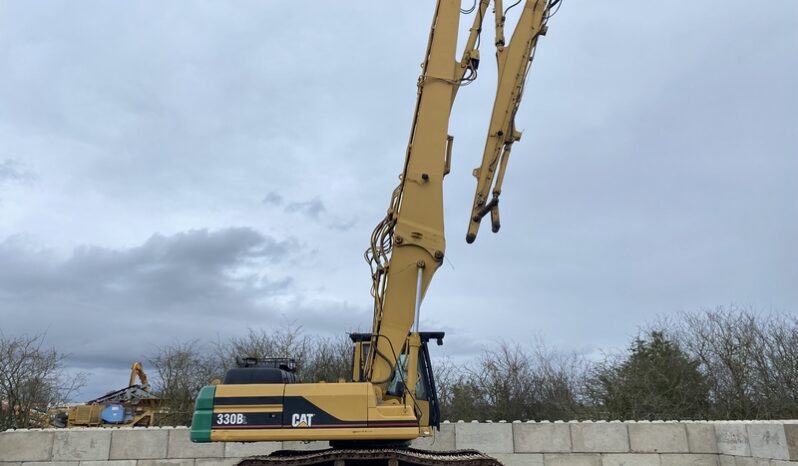 Caterpillar 330BL 22m High Reach Demolition Excavator full