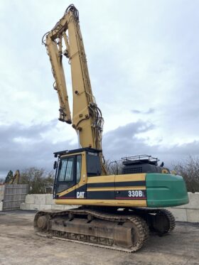 Caterpillar 330BL 22m High Reach Demolition Excavator full