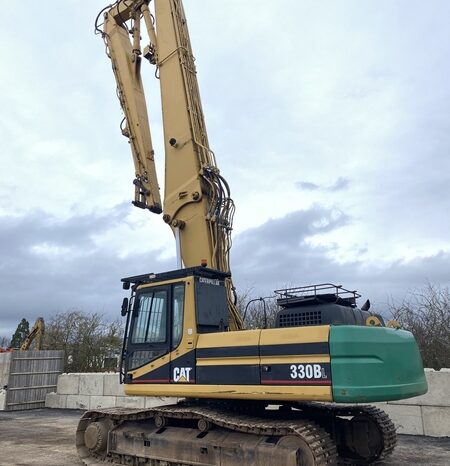 Caterpillar 330BL 22m High Reach Demolition Excavator full