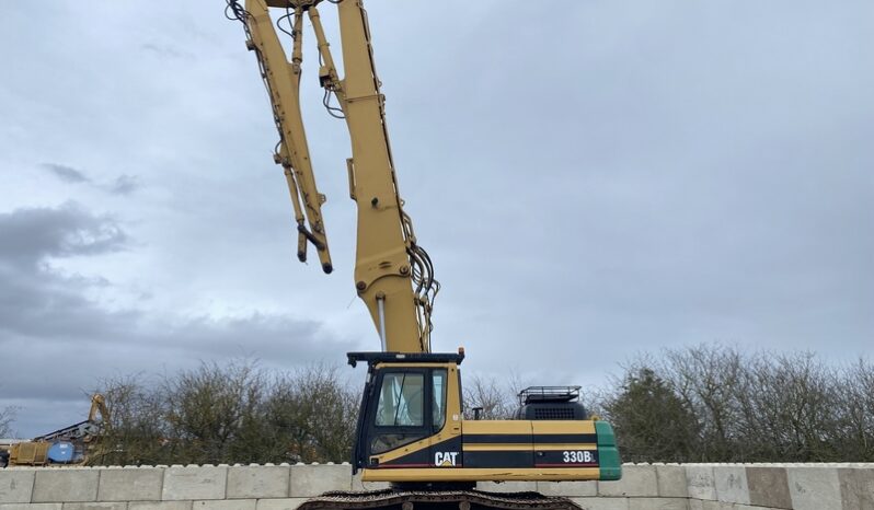 Caterpillar 330BL 22m High Reach Demolition Excavator full