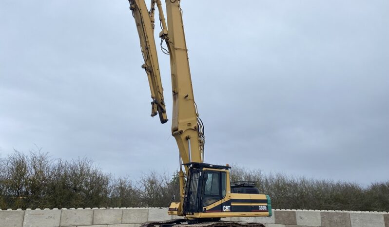 Caterpillar 330BL 22m High Reach Demolition Excavator full