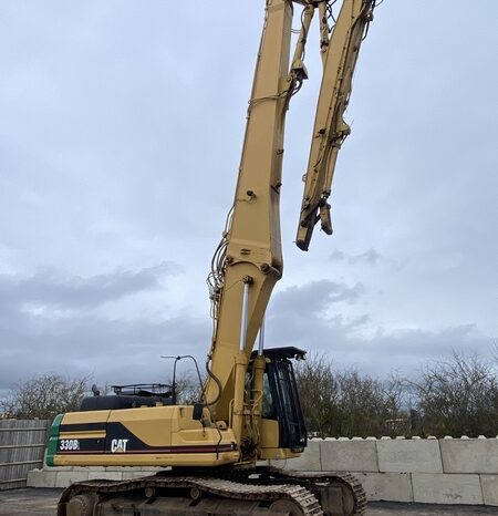 Caterpillar 330BL 22m High Reach Demolition Excavator full