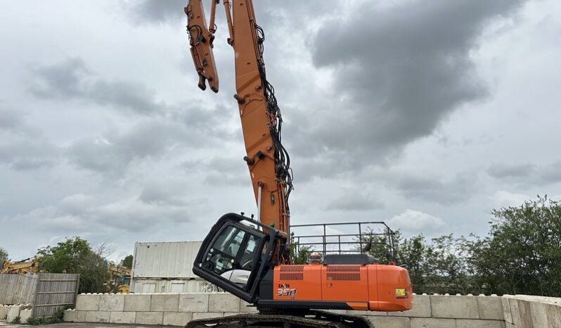 Hitachi ZX350 LC-5B 22m High Reach Demolition Excavator full