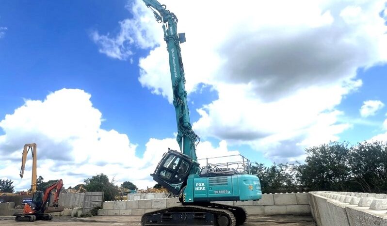 Kobelco SK400DLC-10 26m High Reach Demolition Excavator full