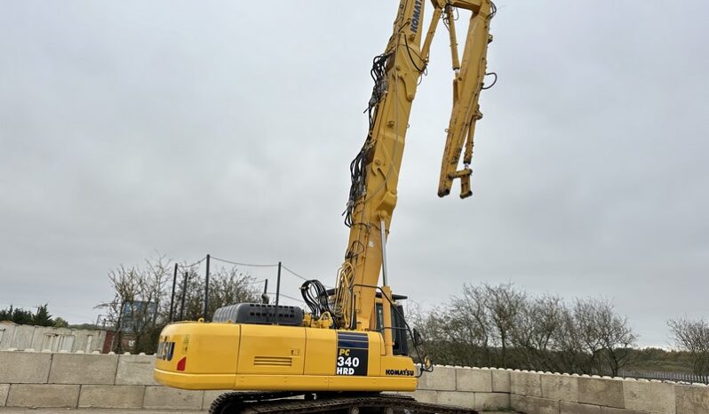 Komatsu PC340 HRD-7 21m High Reach Demolition Excavator full