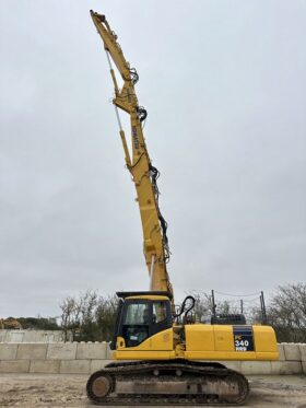 Komatsu PC340 HRD-7 21m High Reach Demolition Excavator full