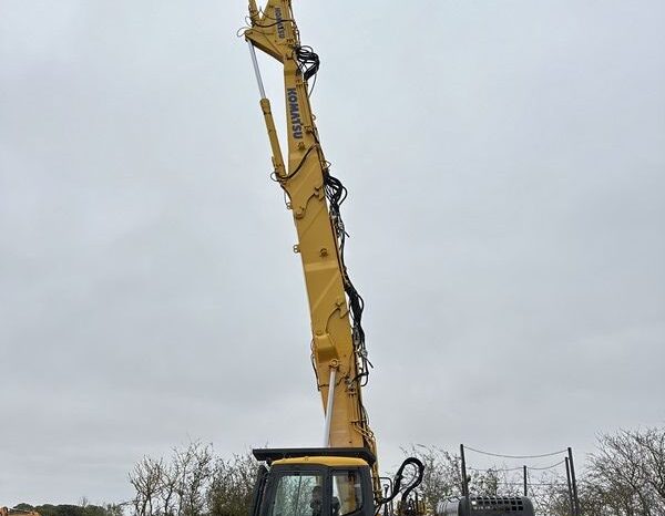 Komatsu PC340 HRD-7 21m High Reach Demolition Excavator full