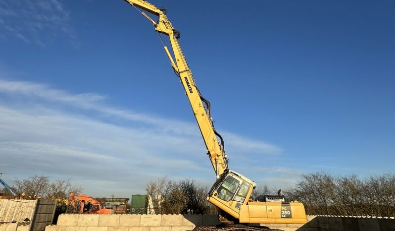 Komatsu PC350LC-8 23m High Reach Excavator full