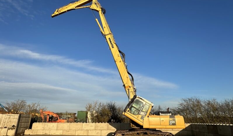 Komatsu PC350LC-8 23m High Reach Excavator full