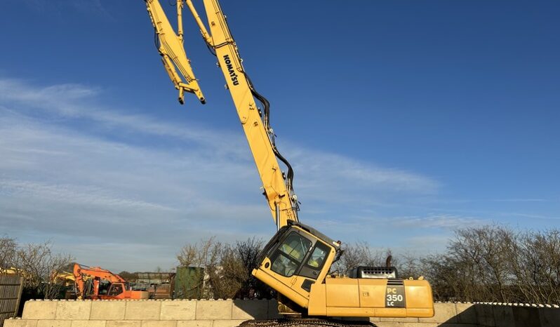 Komatsu PC350LC-8 23m High Reach Excavator full