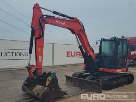 2019 Kubota KX080-4A 6 Ton+ Excavators For Auction: Leeds -27th, 28th, 29th, 30th November 24 @ 8:00am