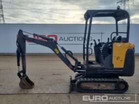 2016 Volvo EC15D Mini Excavators For Auction: Leeds -27th, 28th, 29th, 30th November 24 @ 8:00am full