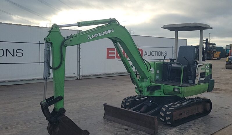 Mitsubishi MM30 Mini Excavators For Auction: Leeds -27th, 28th, 29th, 30th November 24 @ 8:00am