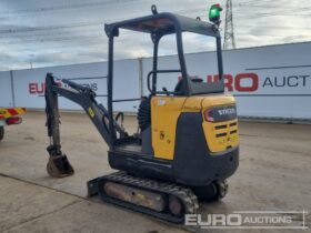 2016 Volvo EC15D Mini Excavators For Auction: Leeds -27th, 28th, 29th, 30th November 24 @ 8:00am full