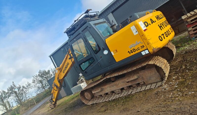 Hyundai R140LC-7A 10 Ton+ Excavators For Auction: Leeds -27th, 28th, 29th, 30th November 24 @ 8:00am full