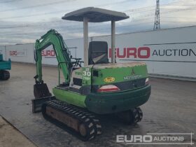 Mitsubishi MM30 Mini Excavators For Auction: Leeds -27th, 28th, 29th, 30th November 24 @ 8:00am full