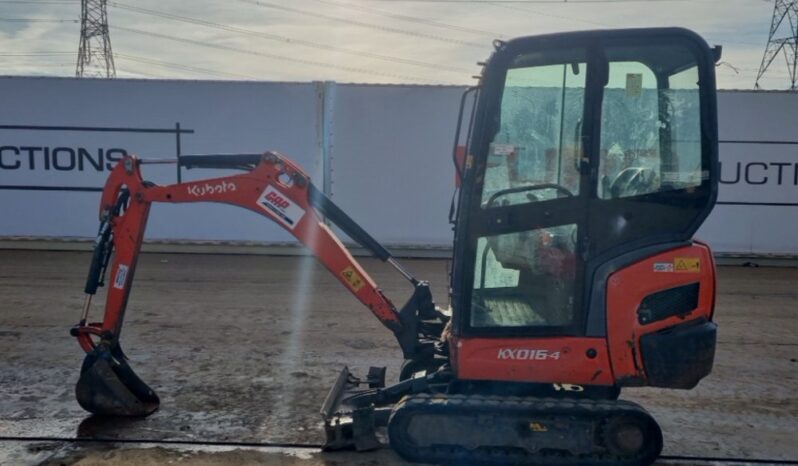 2016 Kubota KX016-4 Mini Excavators For Auction: Leeds -27th, 28th, 29th, 30th November 24 @ 8:00am full