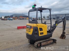 2016 Volvo EC15D Mini Excavators For Auction: Leeds -27th, 28th, 29th, 30th November 24 @ 8:00am full