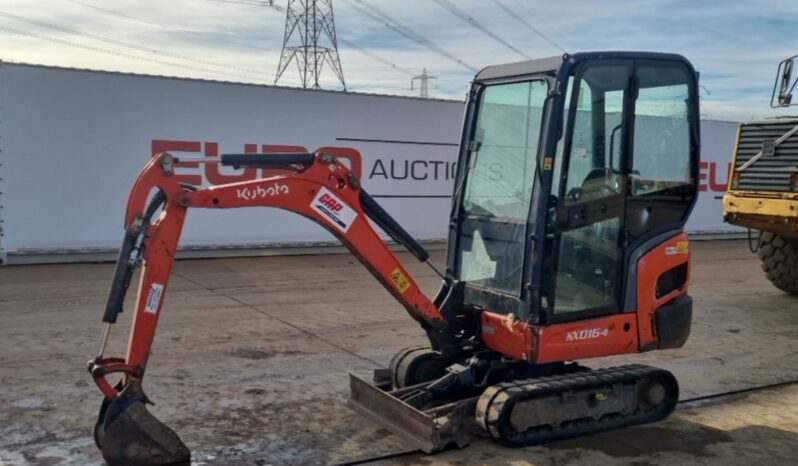 2016 Kubota KX016-4 Mini Excavators For Auction: Leeds -27th, 28th, 29th, 30th November 24 @ 8:00am