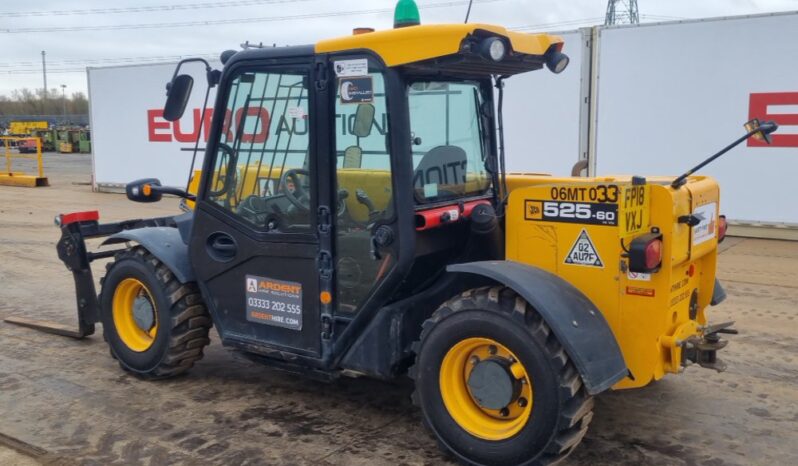 2018 JCB 525-60 Hi Viz Telehandlers For Auction: Leeds -27th, 28th, 29th, 30th November 24 @ 8:00am full