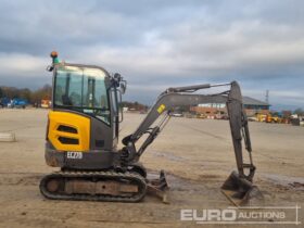 2018 Volvo EC27D Mini Excavators For Auction: Leeds -27th, 28th, 29th, 30th November 24 @ 8:00am full