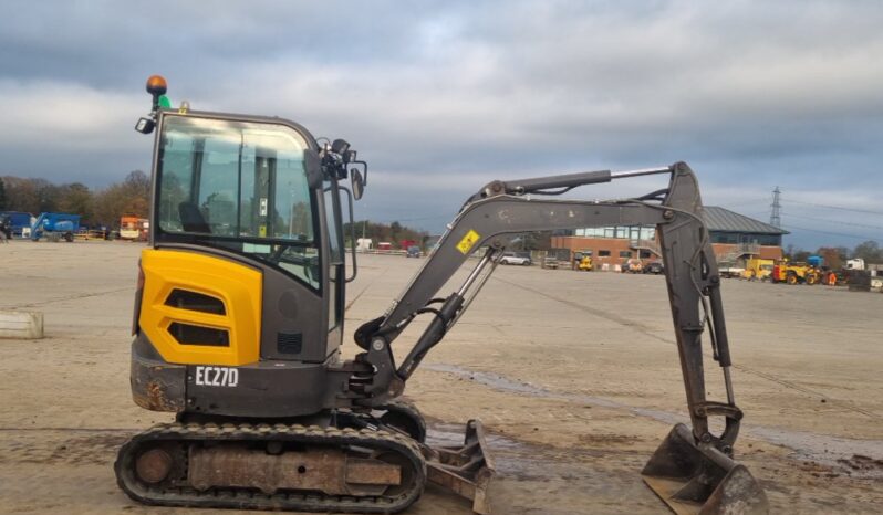 2018 Volvo EC27D Mini Excavators For Auction: Leeds -27th, 28th, 29th, 30th November 24 @ 8:00am full