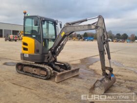 2018 Volvo EC27D Mini Excavators For Auction: Leeds -27th, 28th, 29th, 30th November 24 @ 8:00am full