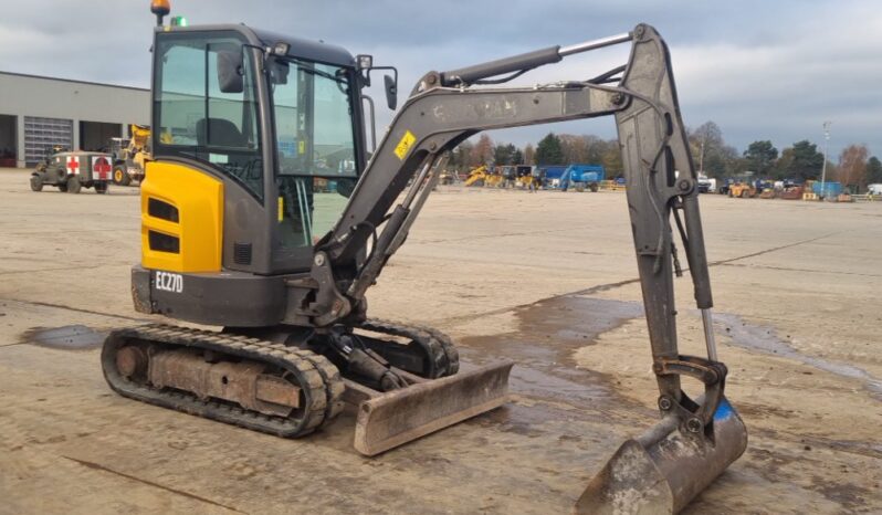 2018 Volvo EC27D Mini Excavators For Auction: Leeds -27th, 28th, 29th, 30th November 24 @ 8:00am full