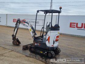 2020 Bobcat E17Z Mini Excavators For Auction: Leeds -27th, 28th, 29th, 30th November 24 @ 8:00am full