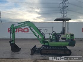 Mitsubishi MM30 Mini Excavators For Auction: Leeds -27th, 28th, 29th, 30th November 24 @ 8:00am full