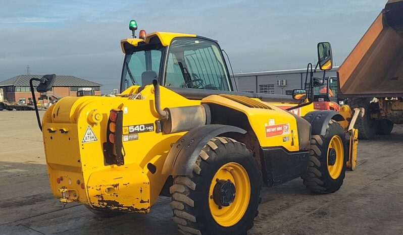 2018 JCB 540-140 Hi Viz Telehandlers For Auction: Leeds -27th, 28th, 29th, 30th November 24 @ 8:00am full