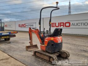 2016 Kubota U10-3 Mini Excavators For Auction: Leeds -27th, 28th, 29th, 30th November 24 @ 8:00am full