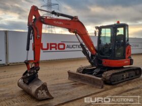 2015 Kubota U55-4 Mini Excavators For Auction: Leeds -27th, 28th, 29th, 30th November 24 @ 8:00am