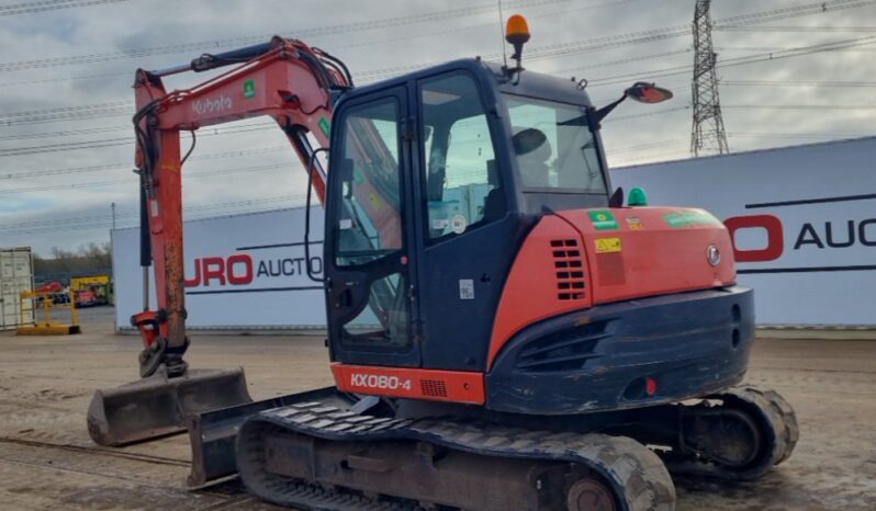 2016 Kubota KX080-4 6 Ton+ Excavators For Auction: Leeds -27th, 28th, 29th, 30th November 24 @ 8:00am full